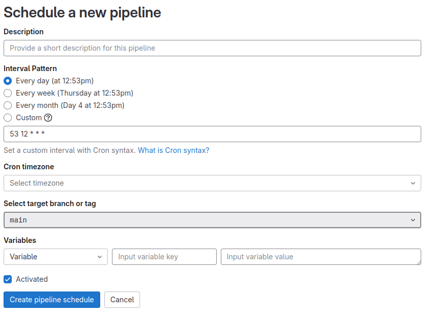 pipeline-schedule