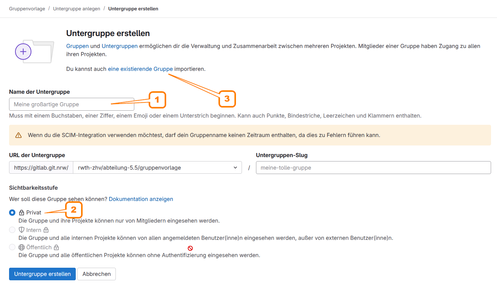 Mit den Ziffern 1 bis 3 werden die beschriebenen Funktionen
markiert.